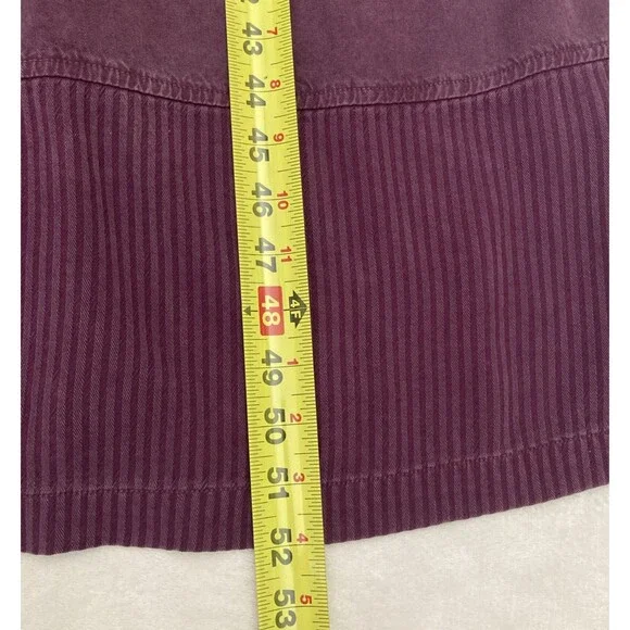 Vintage Amy K Su Tank Dress 1X Maxi Ribbed Pinafore Jumper Boho Travel - Picture 14 of 15